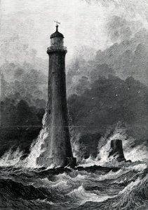 Il Nuovo Proposto Faro di Eddystone, illustrazione da 
