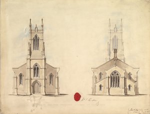 Progetto per la Chiesa Proposta a Middlesborough, 1837