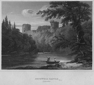Castello di Bothwell, Clydesdale, 1814 da John Greig