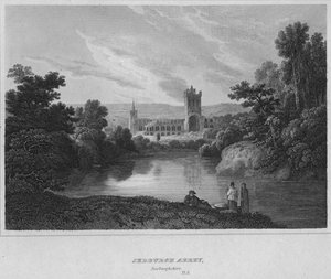 Abbazia di Jedburgh, Roxburghshire, 1814