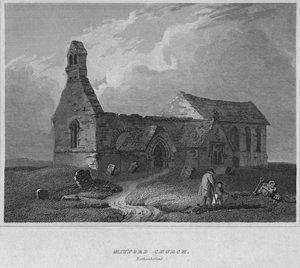 Chiesa di Mitford, Northumberland, 1814 da John Greig
