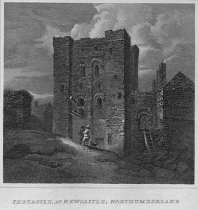 Il castello, a Newcastle, Northumberland