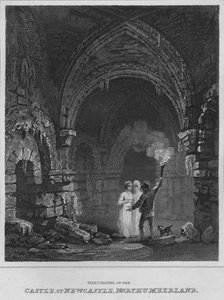 La cappella nel castello di Newcastle, Northumberland, 1814 da John Greig