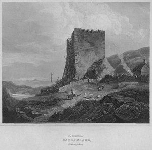 La Torre di Goldieland, Roxburghshire, 1814 da John Greig