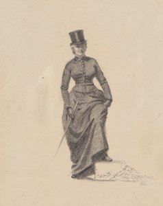 Signora con frustino da John Haberle