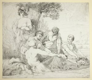Pescatori da John Hamilton Mortimer