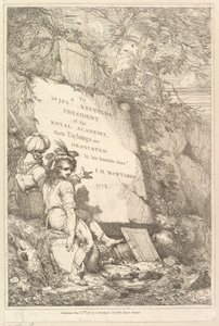 Frontespizio Quindici incisioni dedicate a Sir Joshua Reynolds
