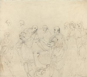 Mucio Scevola [recto] da John Hamilton Mortimer