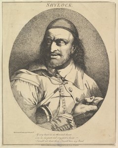 Shylock Dodici Personaggi di Shakespeare, 15 marzo 1776