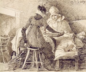 Una partita a backgammon, 19 gennaio 1809 da John Harden