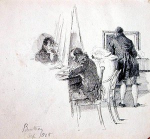 Un gruppo in un interno, Brathay da John Harden