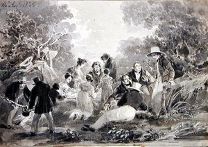 Un picnic sul lago da John Harden