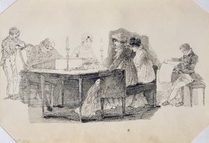 Una serata a casa, 1804