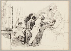 Jessy, Robert, Joseph e Sophie, 1818 da John Harden