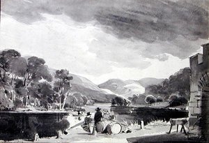 Paesaggio con un lago da John Harden