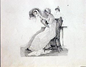 Lettura alla luce delle candele da John Harden