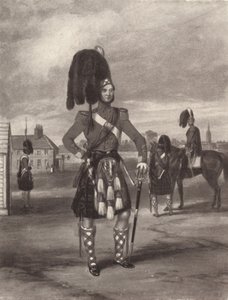 Il 93° Highlanders di Sutherland in ordine di revisione, c1820-1870, 1909 da John Harris Junior