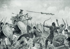 Una battaglia romana con i Volsci da John Harris Valda