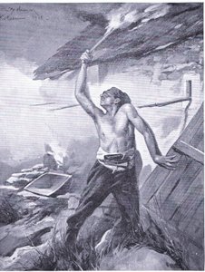 Un incidente di frontiera dalla guerra dei Balcani del 1912, da Hutchinson