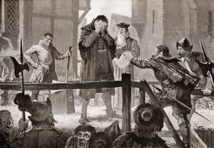 La grazia di Griffenfeldt sul patibolo, dopo il dipinto di John Harris Valda, da Hutchinson