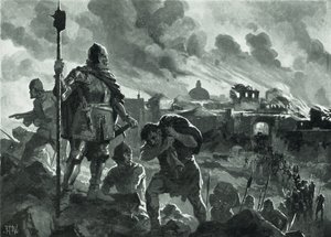 Ivan il Nero incendia Zhabliak, 1484