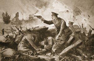 Il tenente Neame che trattiene il nemico e salva i feriti da John Harris Valda