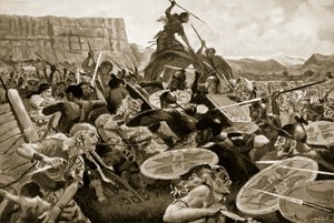 La battaglia di Aquae Sextiae, 102 a.C. da John Harris Valda