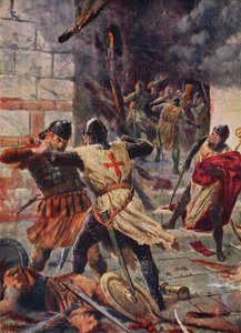 La cattura di Costantinopoli da parte dei crociati da John Harris Valda