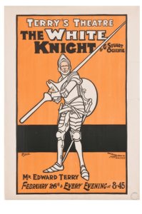 "Terrys Theatre. Il Cavaliere Bianco" / J. Hassall / Poster, 1898