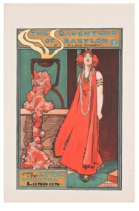 "Le figlie di Babilonia" / J. Hassall / Poster, ca. 1898
