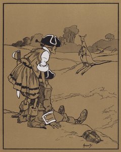La scoperta del canguro da John Hassall