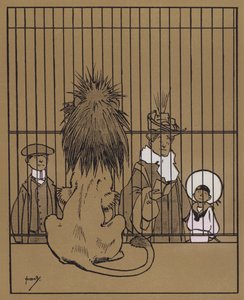 I leoni hanno un aspetto di seconda mano, irreale, tanto che la segatura sul pavimento potrebbe quasi essere uscita da loro da John Hassall