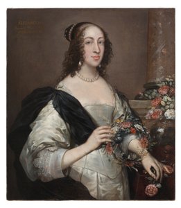 Elizabeth Wray, Baronessa Norris, c.1638, ridipinto c.1645 da John Hayls