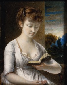 La signora John Hazlitt che legge