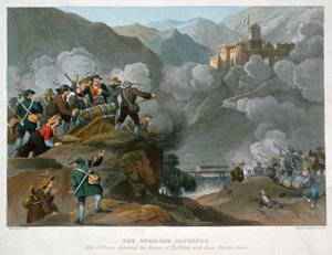 I patrioti tirolesi assaltano la fortezza di Kuffstein con i loro cannoni di legno, 1816