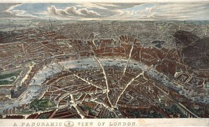 Vista panoramica di Londra da John Henry Banks