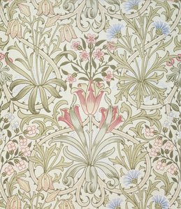 Carta da parati persiana, disegnata da John Henry Dearle per Morris and Company da John Henry Dearle
