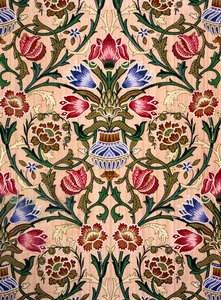 Design di carta da parati a stelo singolo, 1905 da John Henry Dearle