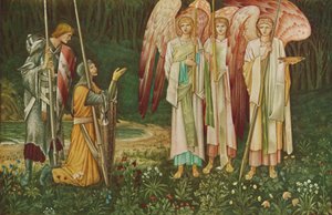 La visione del Santo Graal, 1891 da John Henry Dearle