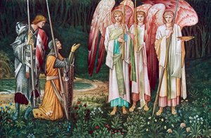 La Visione del Santo Graal, 1891 da John Henry Dearle