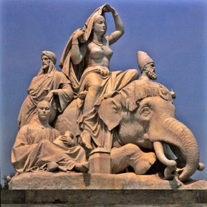Asia, gruppo scultoreo dal Memoriale di Albert da John Henry Foley