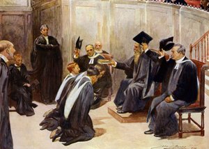 Conferimento dei gradi nel Teatro Sheldonian, Oxford