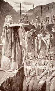 Il lamento di Deirdre, illustrazione da 