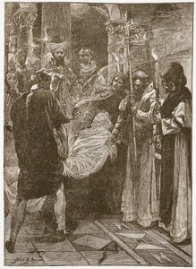 La Sepoltura del Re Ethelbert del Kent, illustrazione da 
