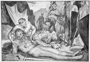 La morte di Beowulf da John Henry Frederick Bacon