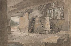 Studio di un interno di cottage da John Henry Mole
