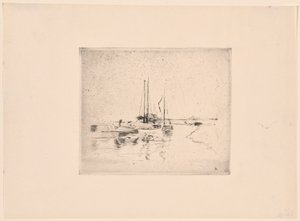 Quattro barche da John Henry Twachtman