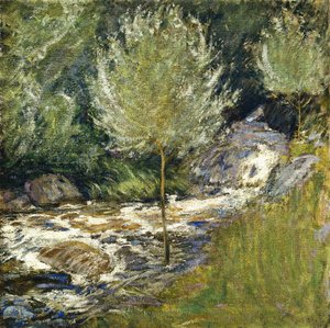Cascate di Horseneck, Greenwich, Connecticut da John Henry Twachtman