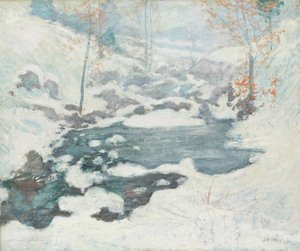 Bloccato dal Ghiaccio, c.1889 da John Henry Twachtman