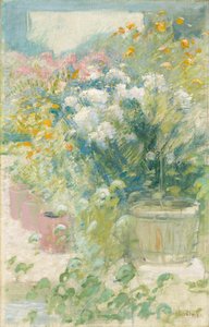 Nella serra, c.1895 da John Henry Twachtman